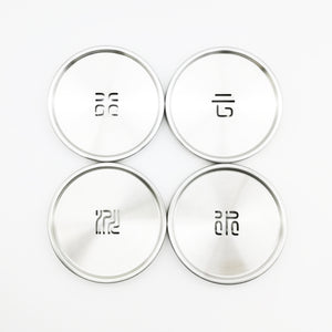 Stainless Steel Coaster, Set of 4, SS18/8