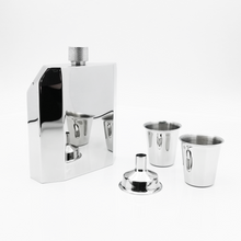 Load image into Gallery viewer, Stainless Steel Hip Flask (8oz) , Set of 4, SS18/10