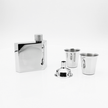 Load image into Gallery viewer, Stainless Steel Hip Flask (3oz) , Set of 4, SS18/10